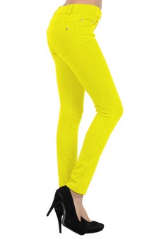 Women's Slim Fit Solid Color Legging Pants