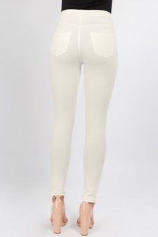 Lady's 4 Pocket Ponte Pants (Large only) style 3