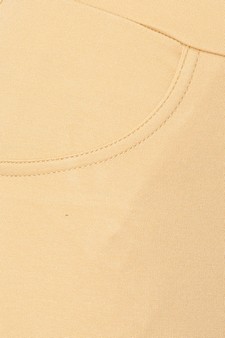 Lady's 4 Pocket Ponte Pants - Plus Size style 5