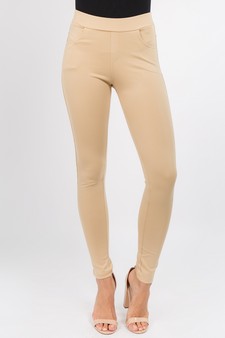 Lady's 4 Pocket Ponte Pants