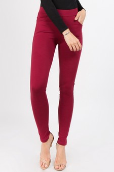 Lady's 4 Pocket Ponte Pants