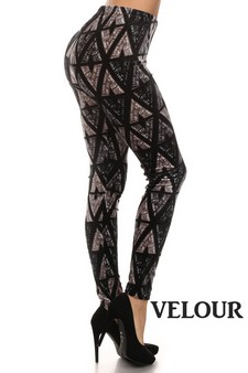 VELOUR-Printed Leggings