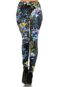 Stretch VELOUR-Printed Leggings style 3
