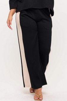 Women's So Relaxed UltraComfy Two Tone Wide-Leg Pants style 4