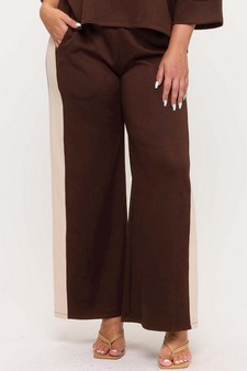 ETA 10/18/25 - Women's So Relaxed UltraComfy Two Tone Wide-Leg Pants