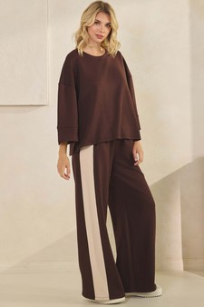 ETA 10/18/25 - Women's So Relaxed UltraComfy Two Tone Wide-Leg Pants style 5