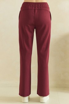 ETA 08/06/26 - Effortless Thin modal Straight-Leg High Rise Pants style 2