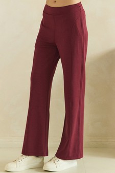 ETA 08/06/26 - Effortless Thin modal Straight-Leg High Rise Pants style 3