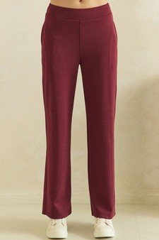 ETA 08/06/26 - Effortless Thin modal Straight-Leg High Rise Pants