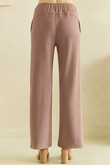 ETA 08/06/26 - Effortless Thin modal Straight-Leg High Rise Pants style 2