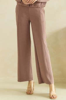 ETA 08/06/26 - Effortless Thin modal Straight-Leg High Rise Pants style 4