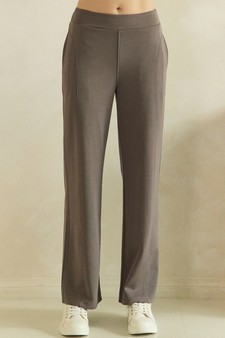 ETA 08/06/26 - Effortless Thin modal Straight-Leg High Rise Pants