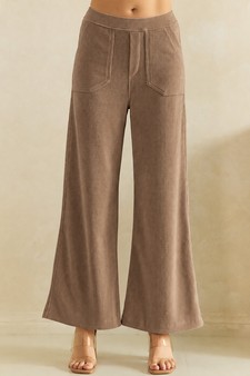 ETA 08/10/26 - Soft Corduroy Wide Leg Pull-On Pants