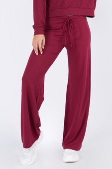 Women’s Drawstring Wide-Leg Lounge Pants - TOP: TP2063