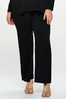 Women's Wide Leg Knit Pants