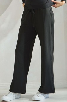 Women's Effortlessly Relaxed Fit Peach Skin Pants style 3