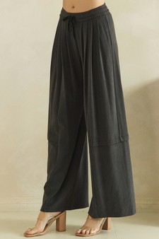 Relaxed Soft Stretch Wide-Leg Flowy Pants style 3