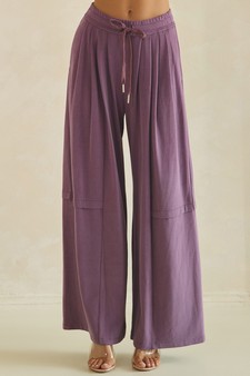 ETA 05/28/26 - Relaxed Soft Stretch Wide-Leg Flowy Pants