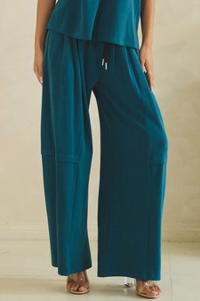 ETA 05/28/26 - Relaxed Soft Stretch Wide-Leg Flowy Pants style 4