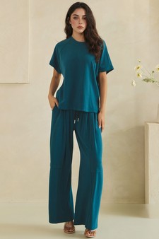 ETA 05/28/26 - Relaxed Soft Stretch Wide-Leg Flowy Pants style 5