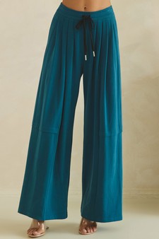 ETA 05/28/26 - Relaxed Soft Stretch Wide-Leg Flowy Pants