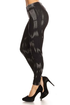STONE WASHED JEAN LEGGINGS style 2