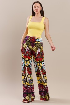 Printed Palazzo Pants