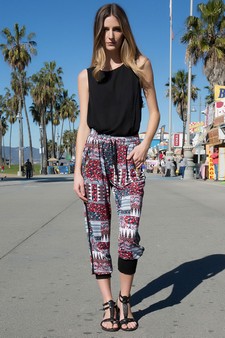 Patchwork Floral printed Joggers