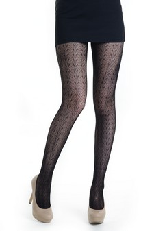 Lady's Rapture with Scale Pattern Fashion Designed Fishnet Pantyhose