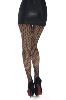 Lady's Forever Diamonds Fashion Designed Fishnet Pantyhose style 3