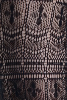 Lady's Bella Royale Fashion Designed Stirr-up Fishnet Tights style 4