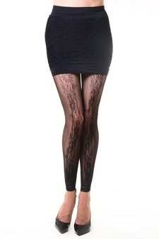(blister) Lady's Fashion Designed Fish Net Pantyhose