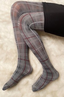 Women's Plaid Fashion Tights