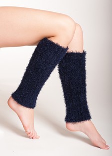 Lady's Fashion Designed Fuzzy Leg Warmer style 2