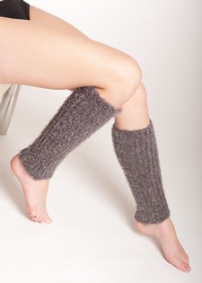Lady's Fashion Designed Fuzzy Leg Warmer style 5