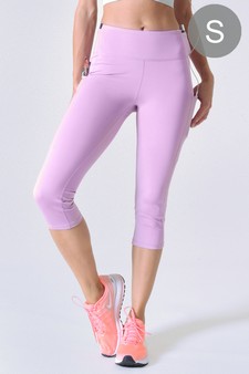 Women's High Rise 5-Pocket Activewear Capri Leggings (Small only)