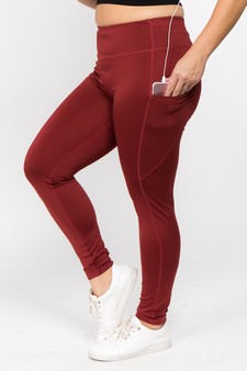 Women's High Waist Tech Pocket Activewear Leggings