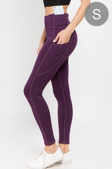 Women's High Waist Tech Pocket Activewear Leggings (Small only)
