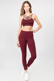 Women's High Waist Tech Pocket Activewear Leggings (Small only) style 4