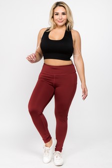 Women's High Waist Tech Pocket Activewear Leggings (XXL only) style 4
