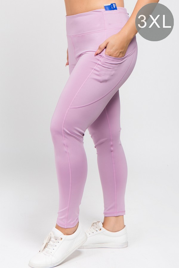 Women's High Waist Tech Pocket Activewear Leggings (XXXL only) - Wholesale  