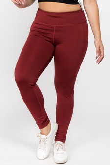 Women's High Waist Tech Pocket Activewear Leggings (XXXL only) style 2