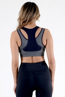 Women’s Seamless Performance Style Double Layer Insert Sports Bra style 4