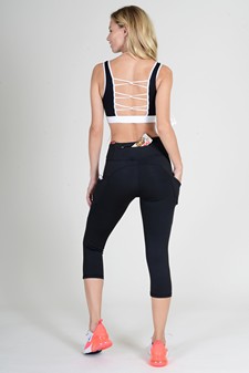 Women’s Loop Back Sports Bra style 4