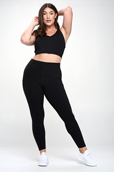 Women's Buttery Soft Sports Bra and Legging Activewear Set