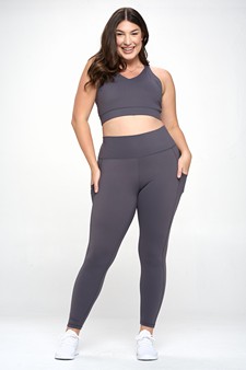 Women's Buttery Soft Sports Bra and Legging Activewear Set