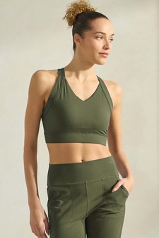 ETA 10/31/25 - Women's Buttery Soft Activewear Sports Bra & Solid Jogger Set style 4