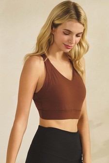 Women’s Full Coverage Buttery Soft Activewear Sports Bra style 3