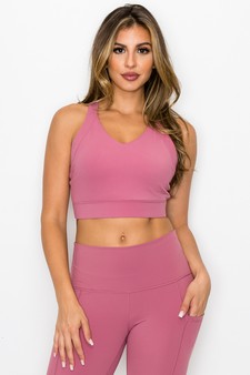 Women’s Full Coverage Buttery Soft Activewear Sports Bra style 3