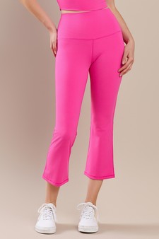 Women's Yoga Flare High Waisted Capri Buttery Soft Pants